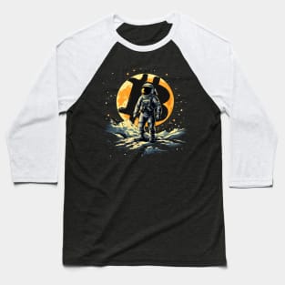 Bitcoin To The Moon Baseball T-Shirt